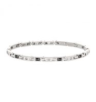 Bracciale Breil Uomo Ceramic Brick in Acciaio Zirconia TJ3272 - TJ3272